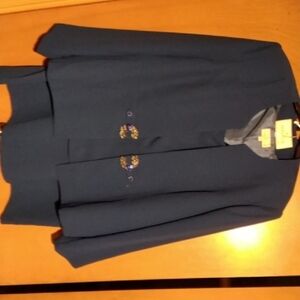 Elegant Blue Women's Suit Size 24